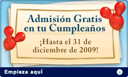 �Admisi�n Gratis en tu Cumplea�os!